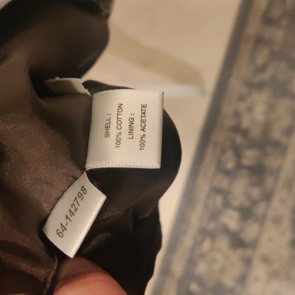 Ann Taylor Brown & White Floral Pattern A-Line Sun Dress sz 6P - Picture 8 of 8